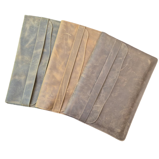 Porta Notebook de cuero