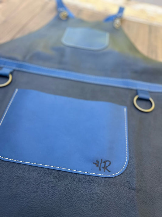 Pechera de asado Negra Azul