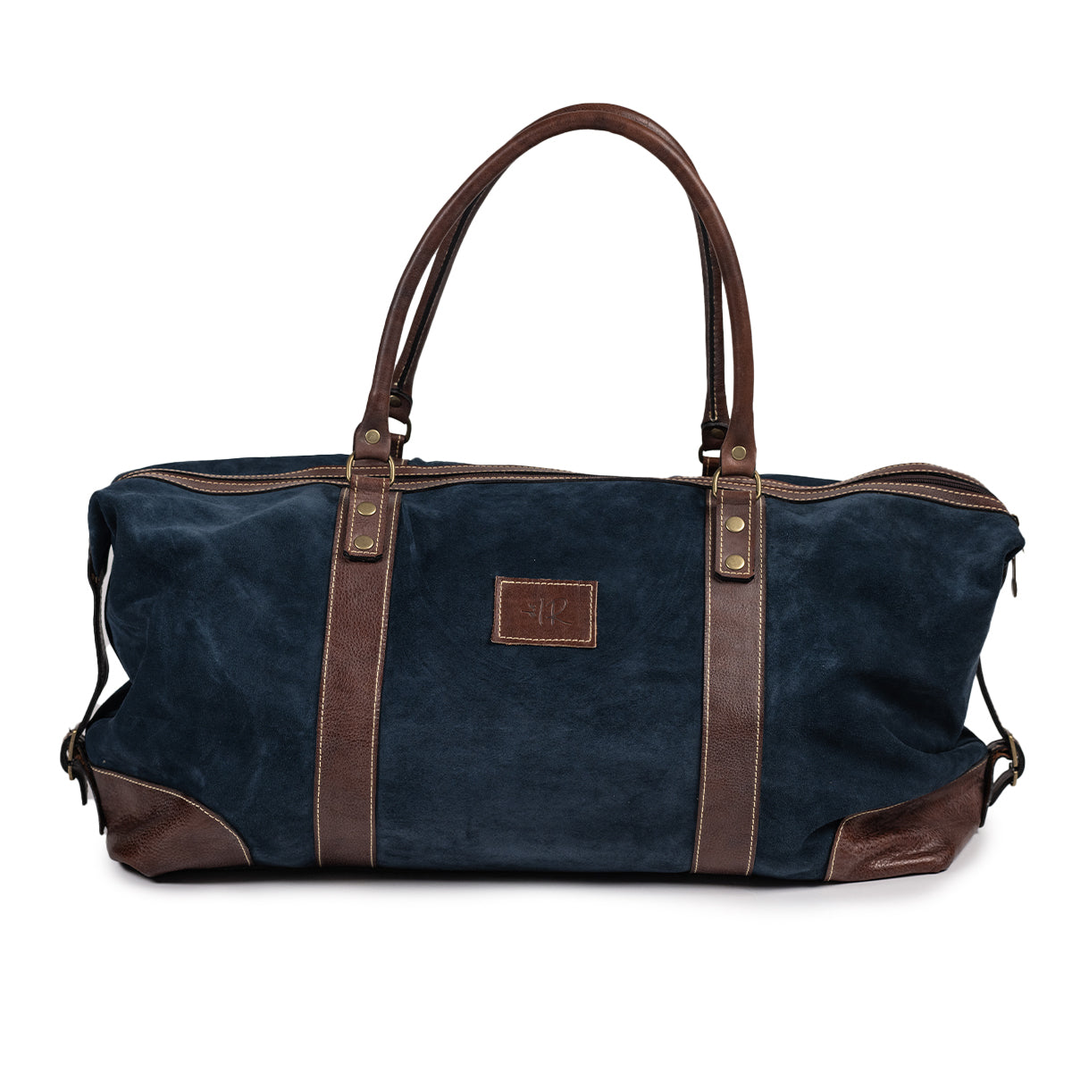 Bolso De Cuero Damuza Azul