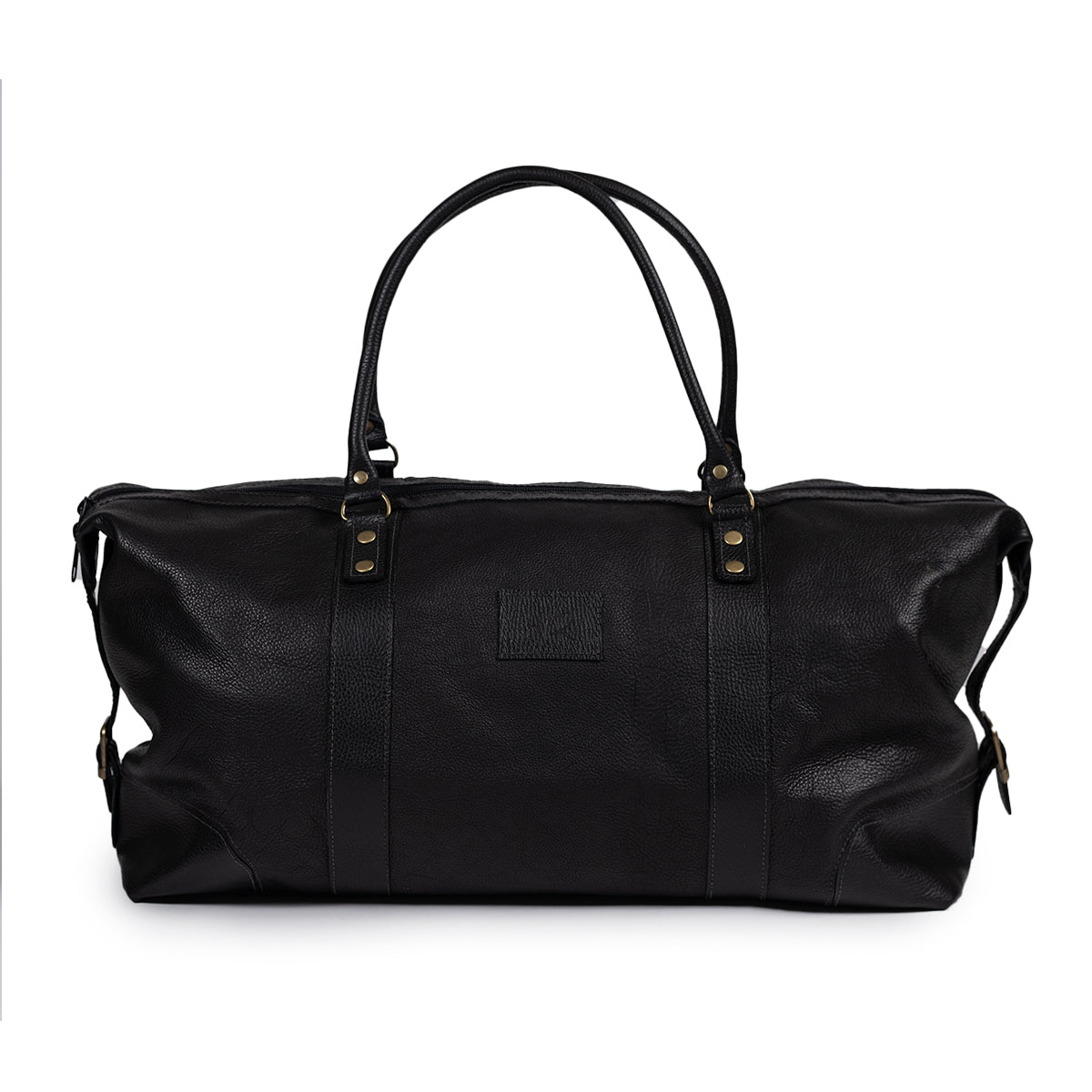 Bolso de cuero negro