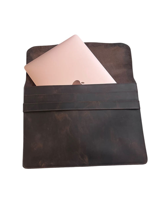Porta Notebook de cuero