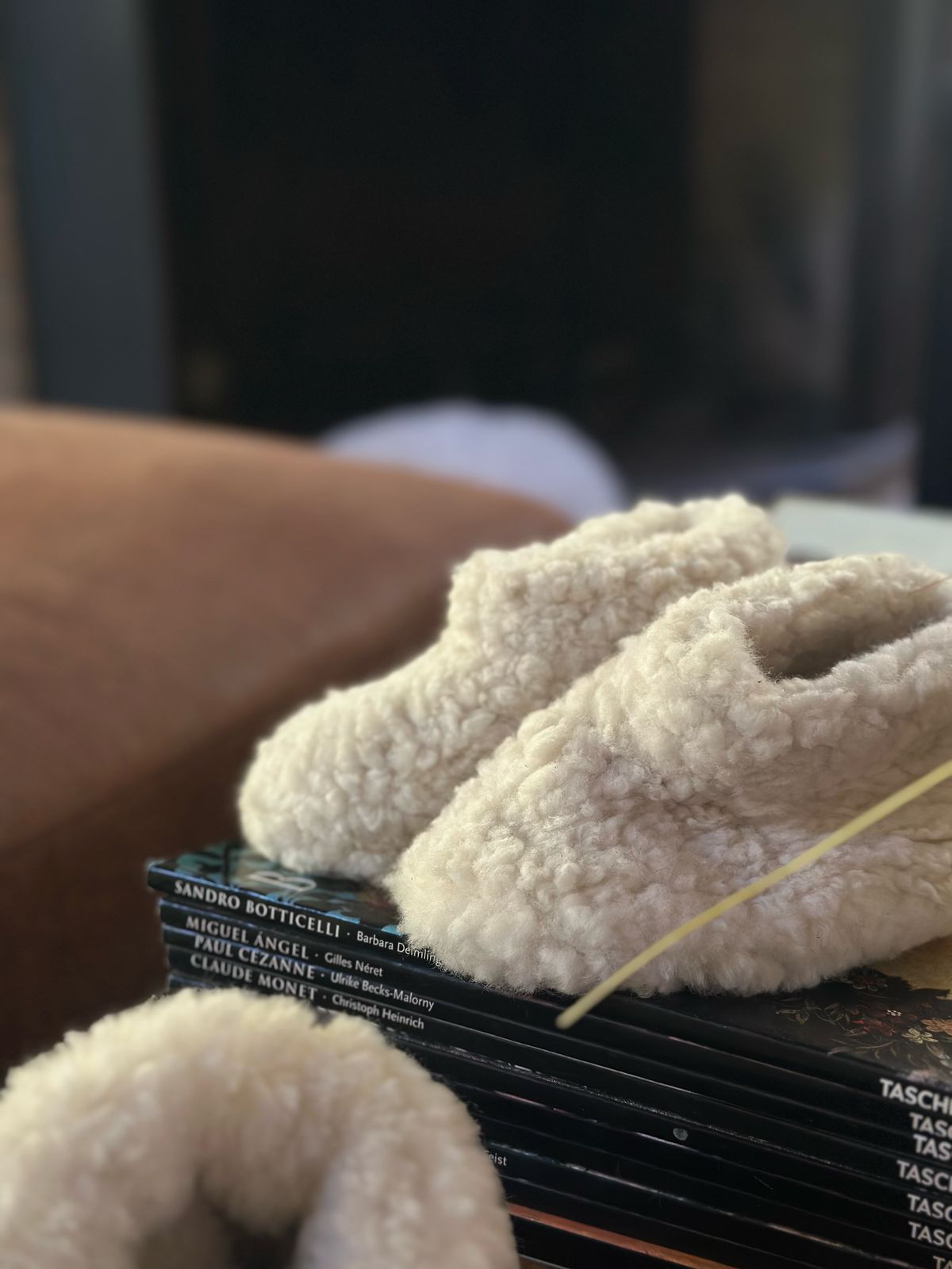 Pantuflas de oveja infantil